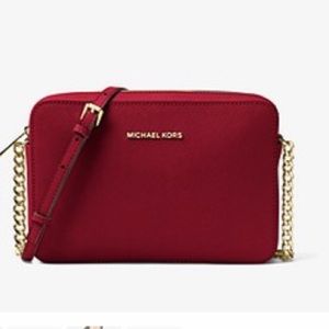 Jet Set  Saffiano Leather Crossbody